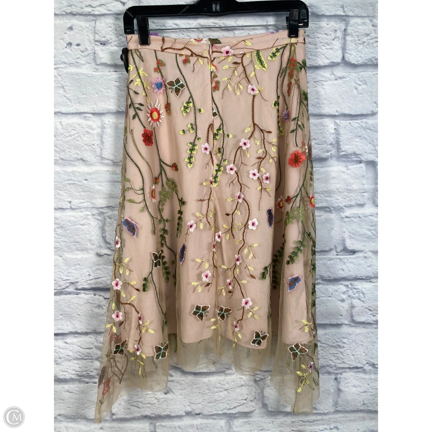Skirt Midi By Eva Franco In Floral Print, Size: 4p
