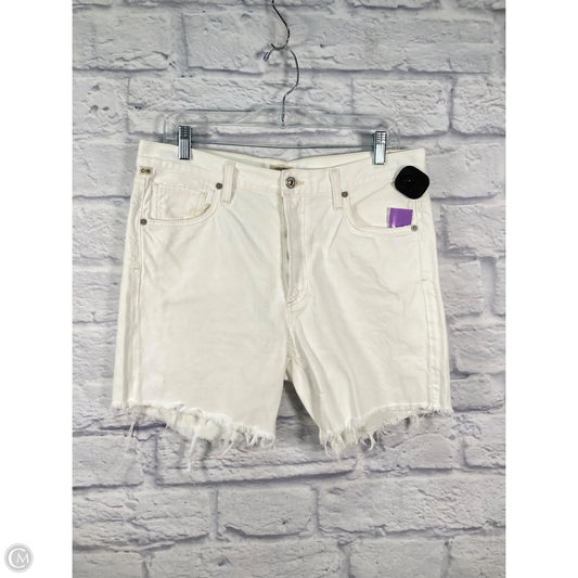 Shorts By Citizens Of Humanity In White Denim, Size: 6