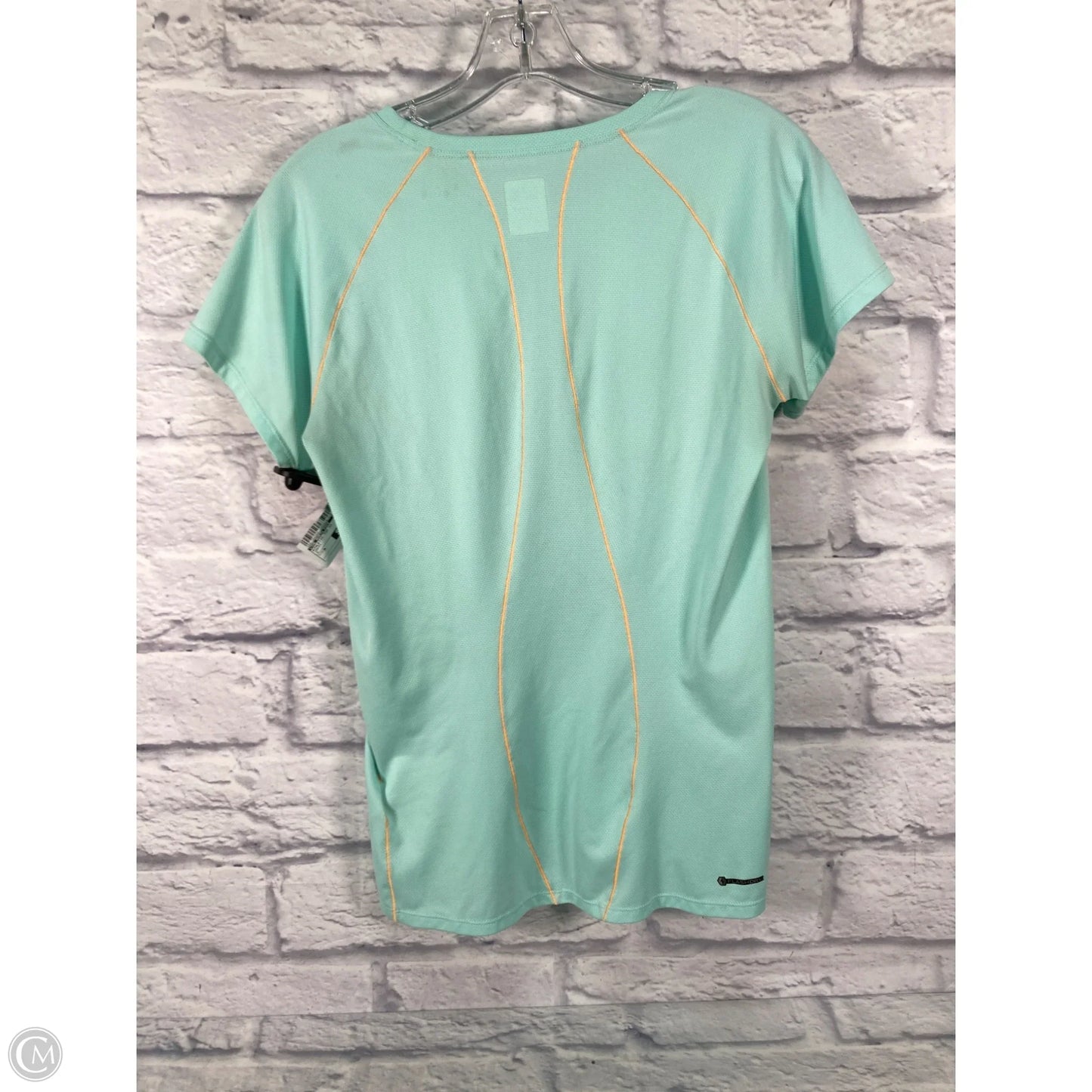 Athletic Top Short Sleeve By The North Face In Green, Size: M