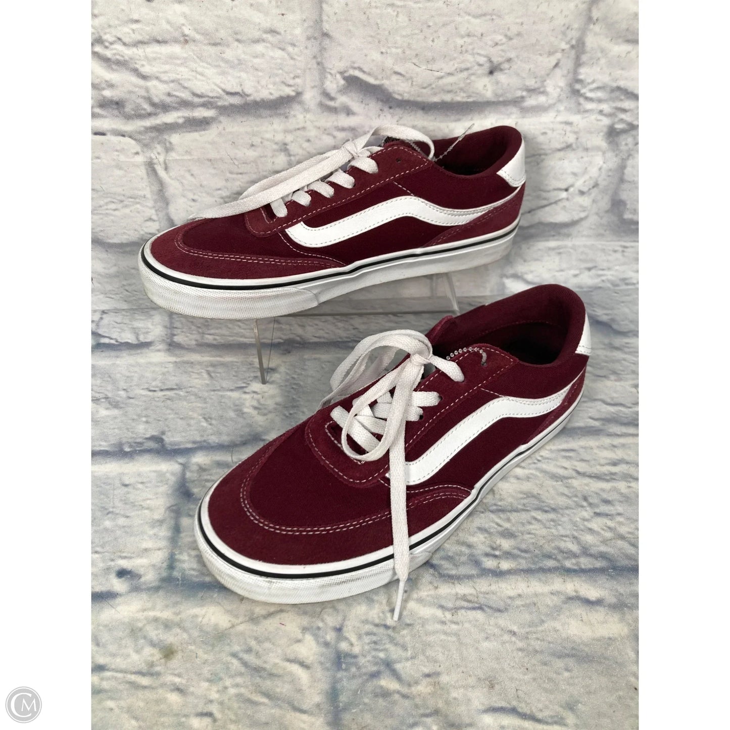 Shoes Sneakers By Vans In Red, Size: 8