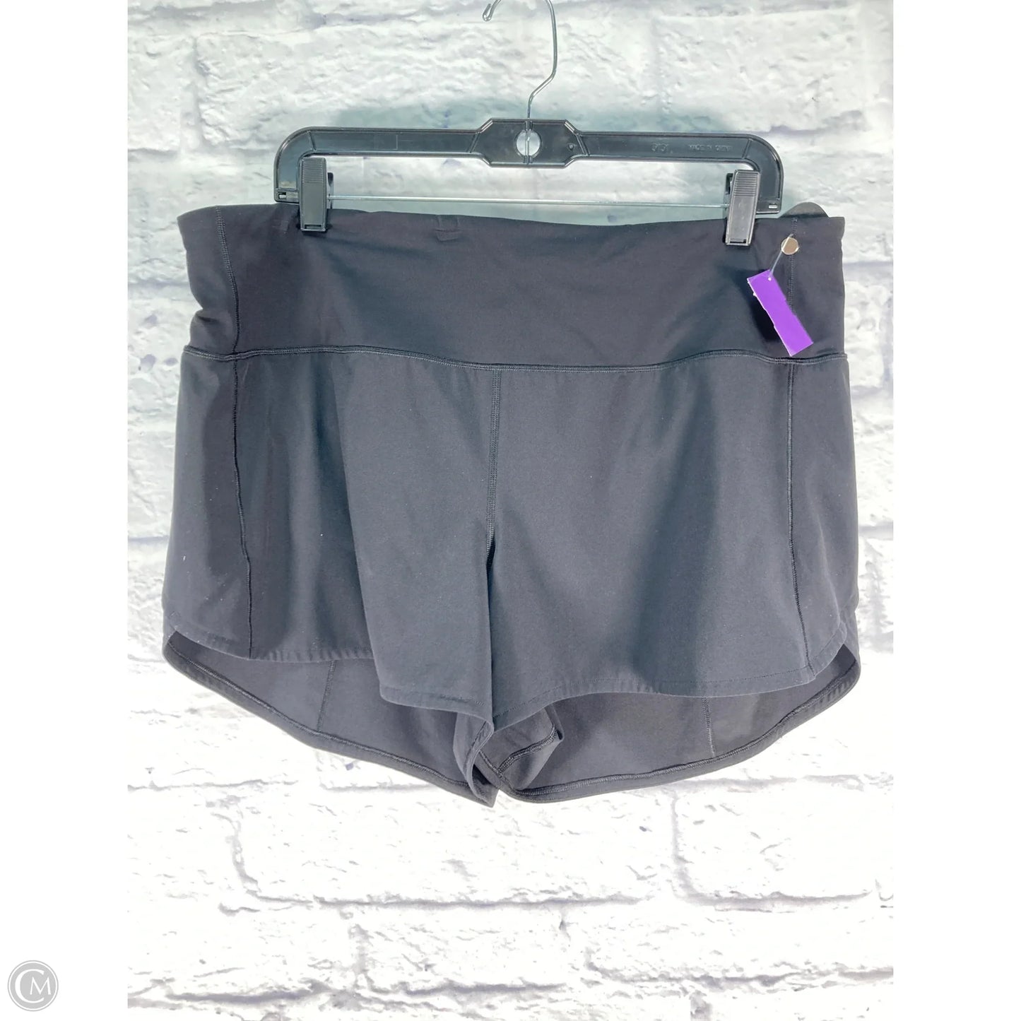 Athletic Shorts By Lululemon In Black, Size: 14