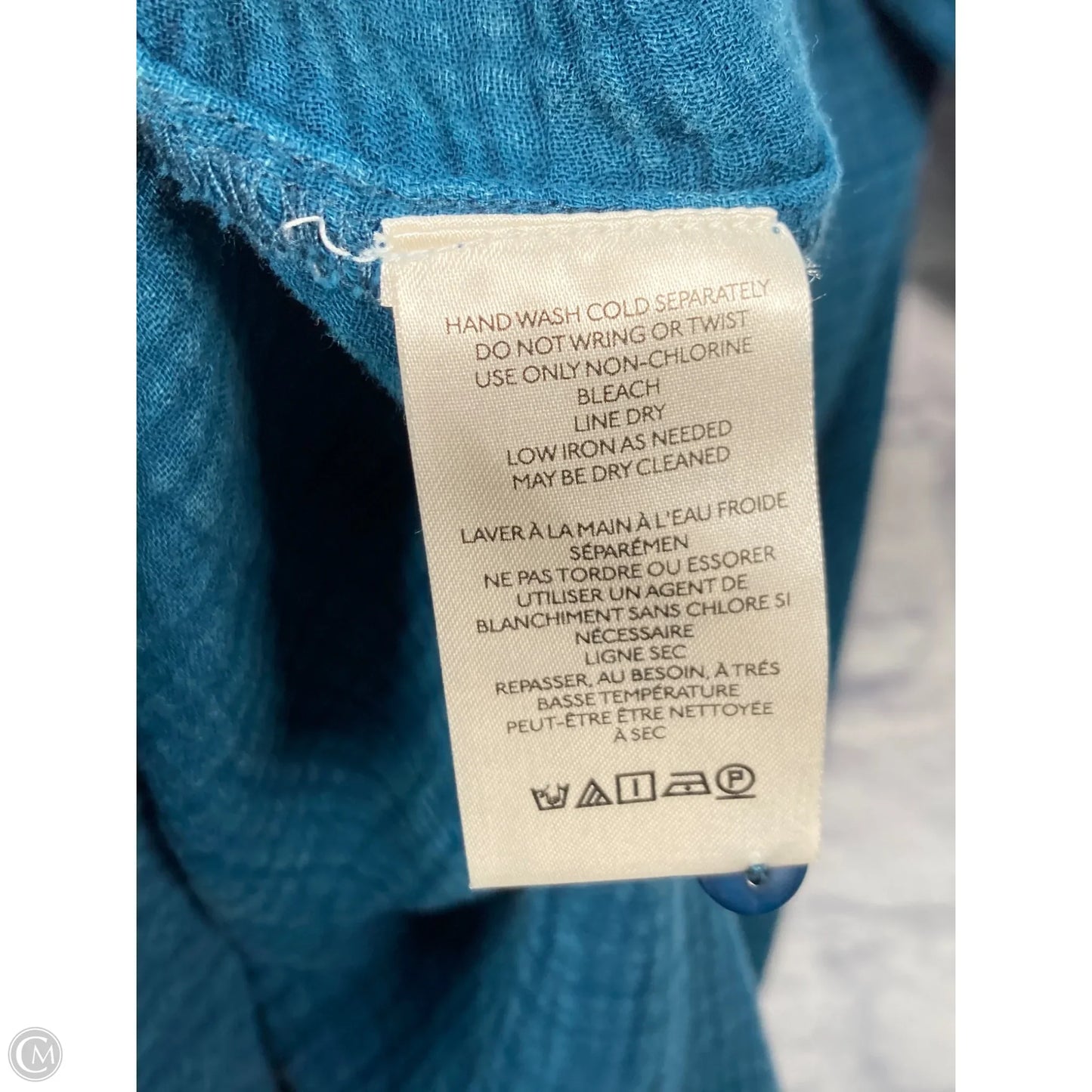 Top Short Sleeve By Pilcro In Blue, Size: Xs