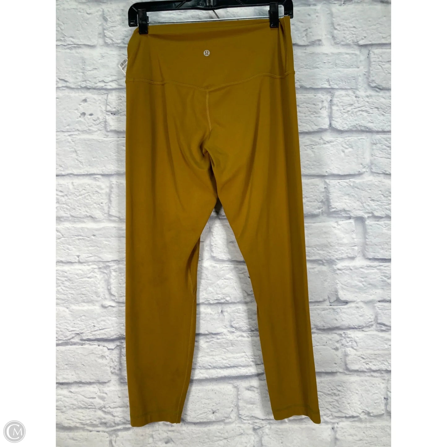 Athletic Leggings By Lululemon In Yellow, Size: 10