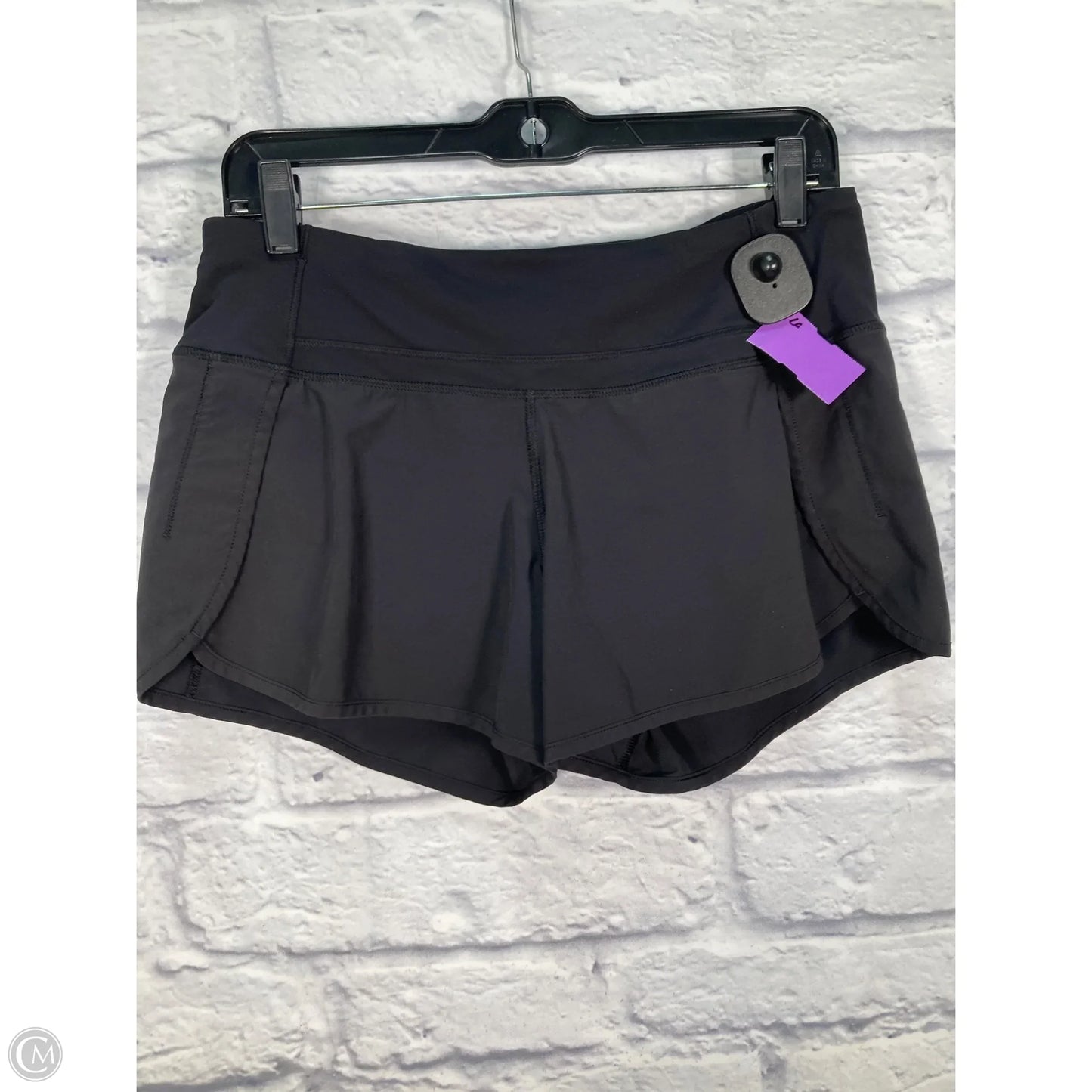 Athletic Shorts By Lululemon In Black, Size: 6