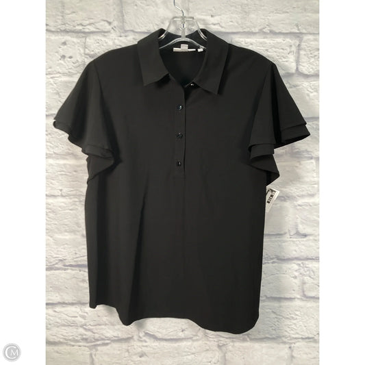 Top Short Sleeve By Chicos In Black, Size: M