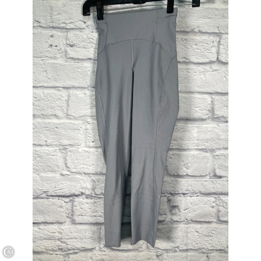 Athletic Leggings By Lululemon In Grey, Size: 0