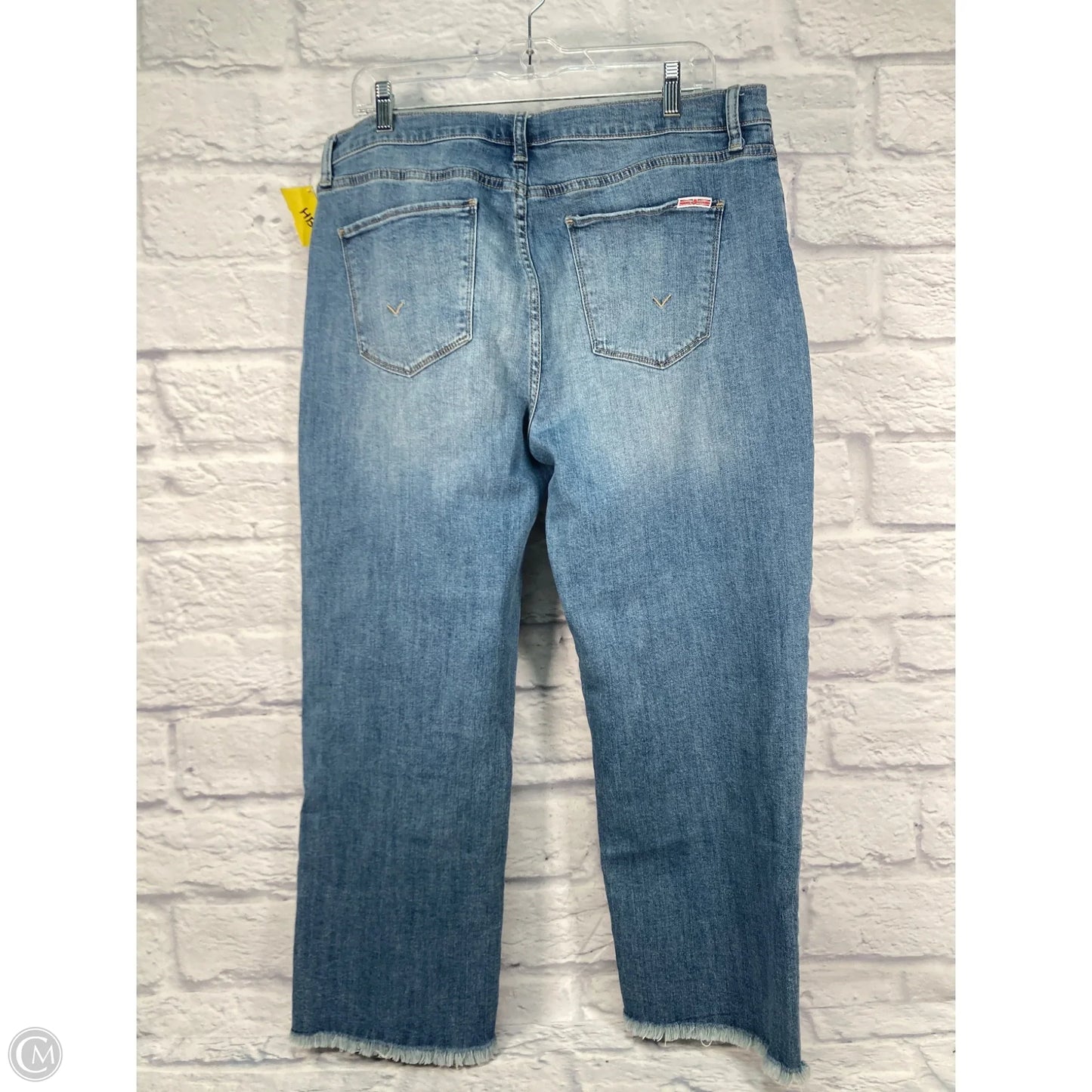 Jeans Straight By Hudson In Blue Denim, Size: 16