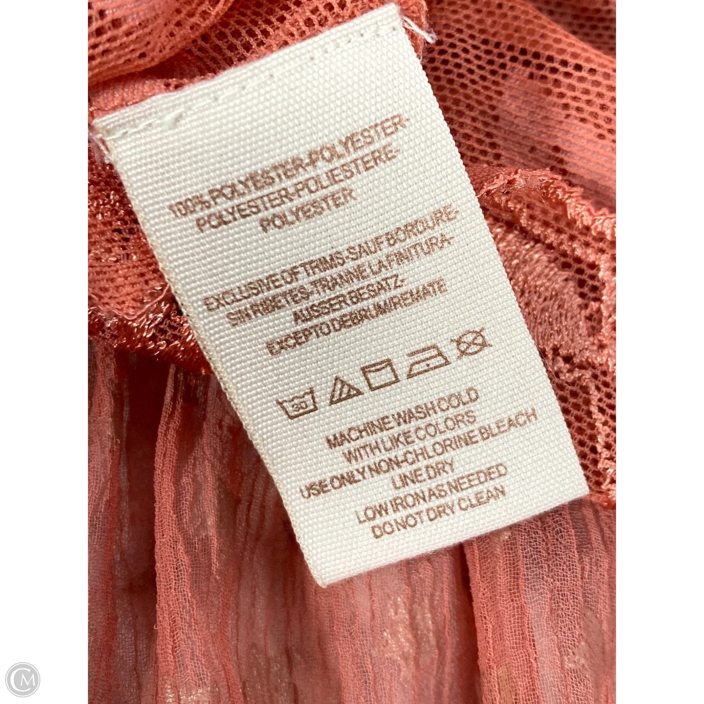 Blouse Sleeveless By Free People In Pink, Size: Xs