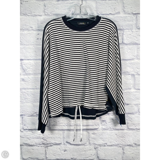 Top Long Sleeve Designer By Kate Spade In Striped Pattern, Size: L