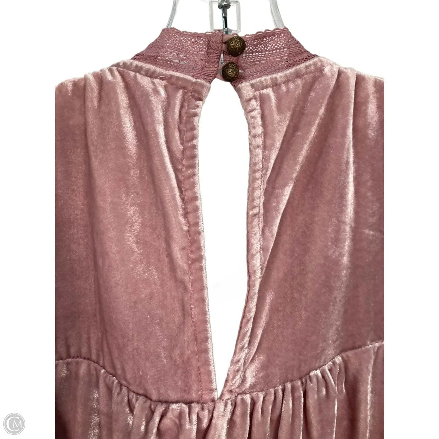 Top Sleeveless By Floreat In Pink, Size: L