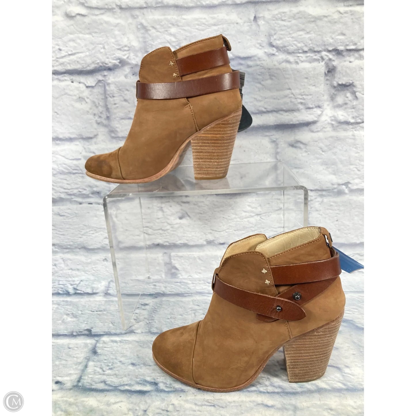 Boots Ankle Heels By Rag And Bone In Brown, Size: 6.5