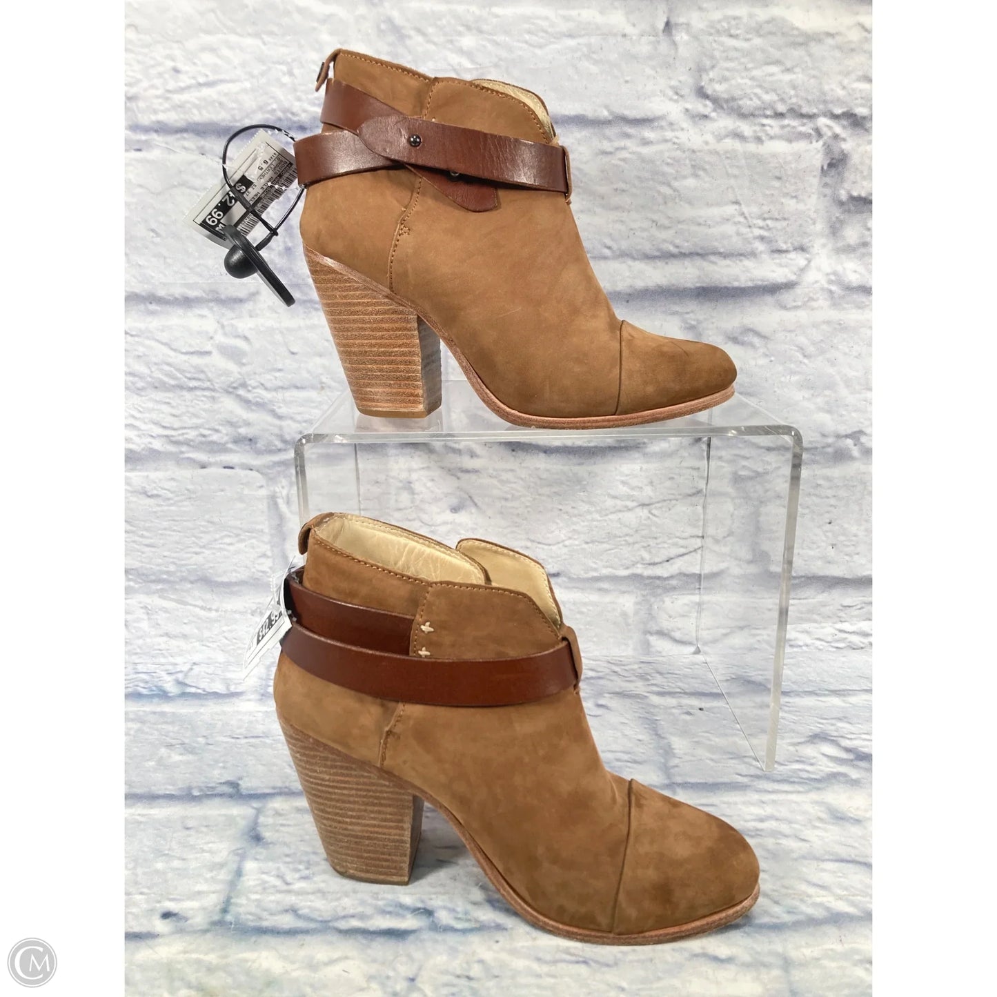 Boots Ankle Heels By Rag And Bone In Brown, Size: 6.5