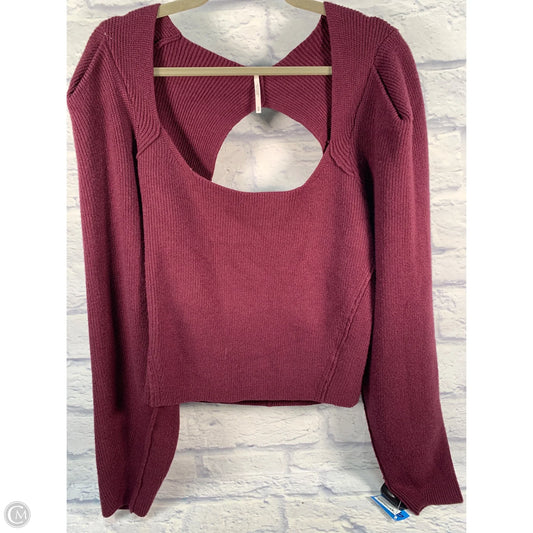 Sweater By Free People In Purple, Size: M