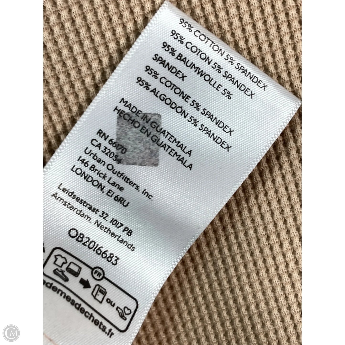 Top Long Sleeve By We The Free In Brown, Size: M