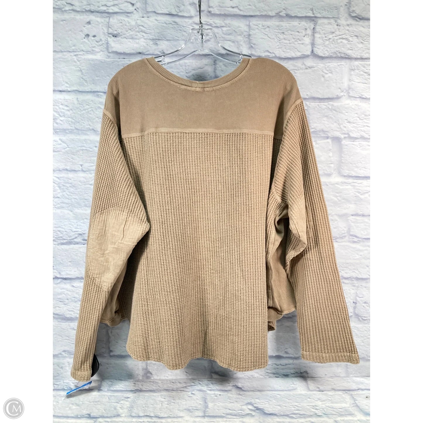 Top Long Sleeve By Free People In Brown, Size: S