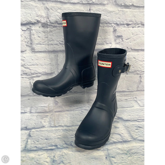 Boots Rain By Hunter In Blue, Size: 7