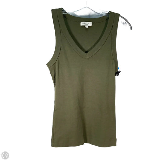 Top Sleeveless By Michael Stars In Green, Size: S
