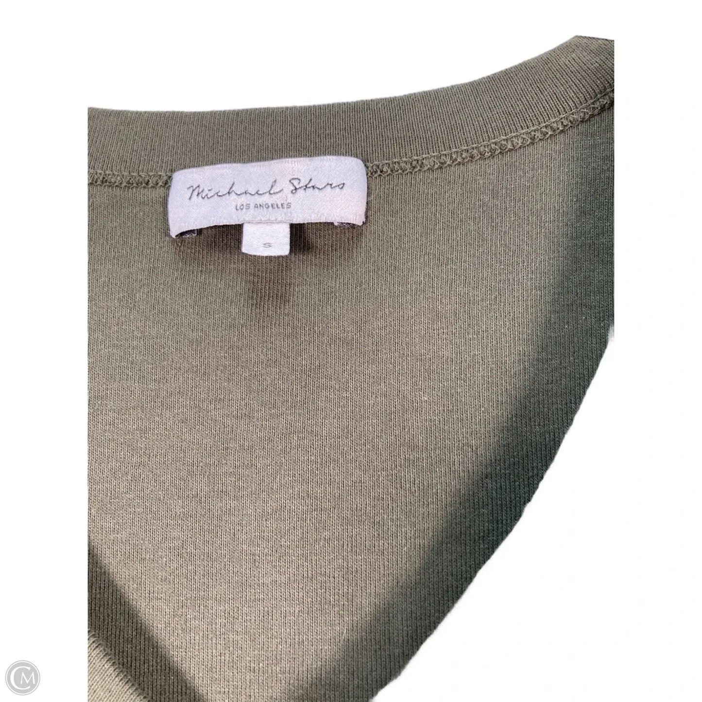 Top Sleeveless By Michael Stars In Green, Size: S