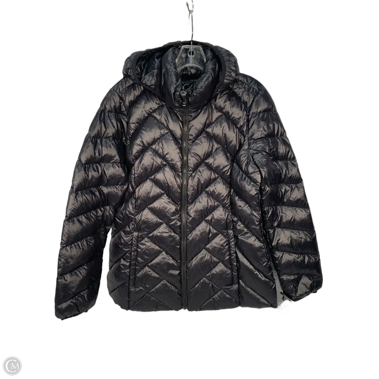 Jacket Puffer & Quilted By London Fog In Black, Size: M