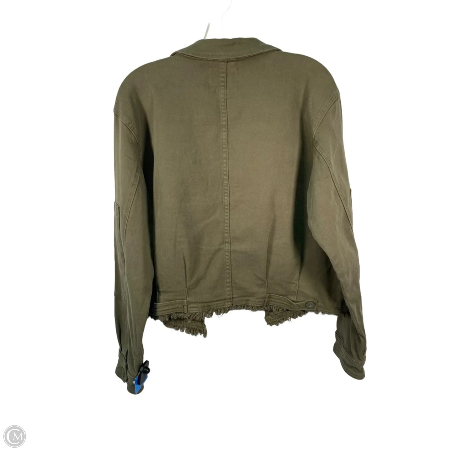 Jacket Denim By Anthropologie In Green Denim, Size: M