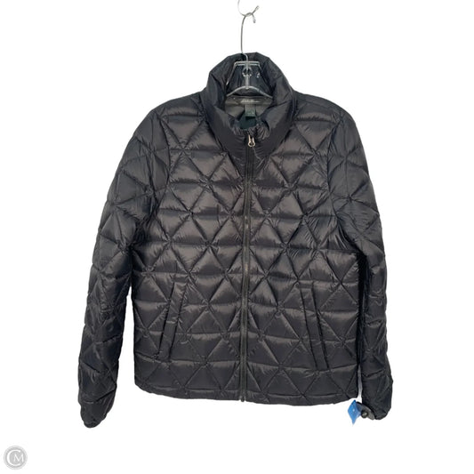 Jacket Puffer & Quilted By Eddie Bauer In Black, Size: M