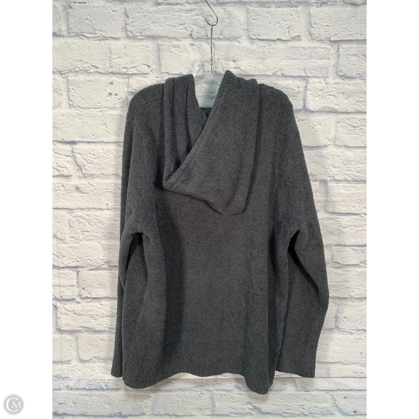 Sweatshirt Hoodie By Barefoot Dreams In Grey, Size: Xl