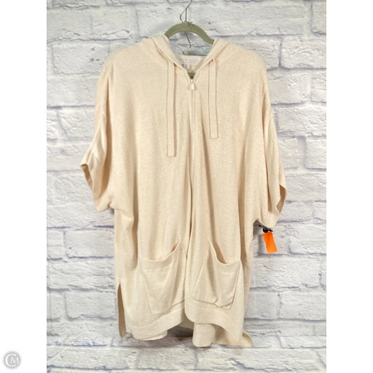 Sweatshirt Hoodie By Barefoot Dreams In Cream, Size: Xl