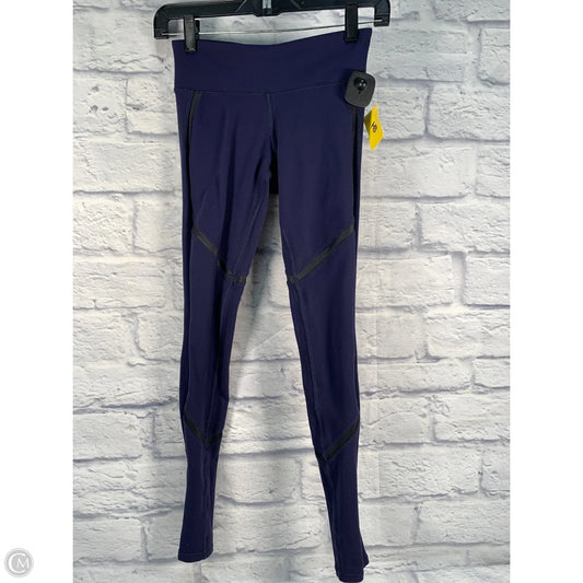 Athletic Leggings By Alo In Blue, Size: Xxs