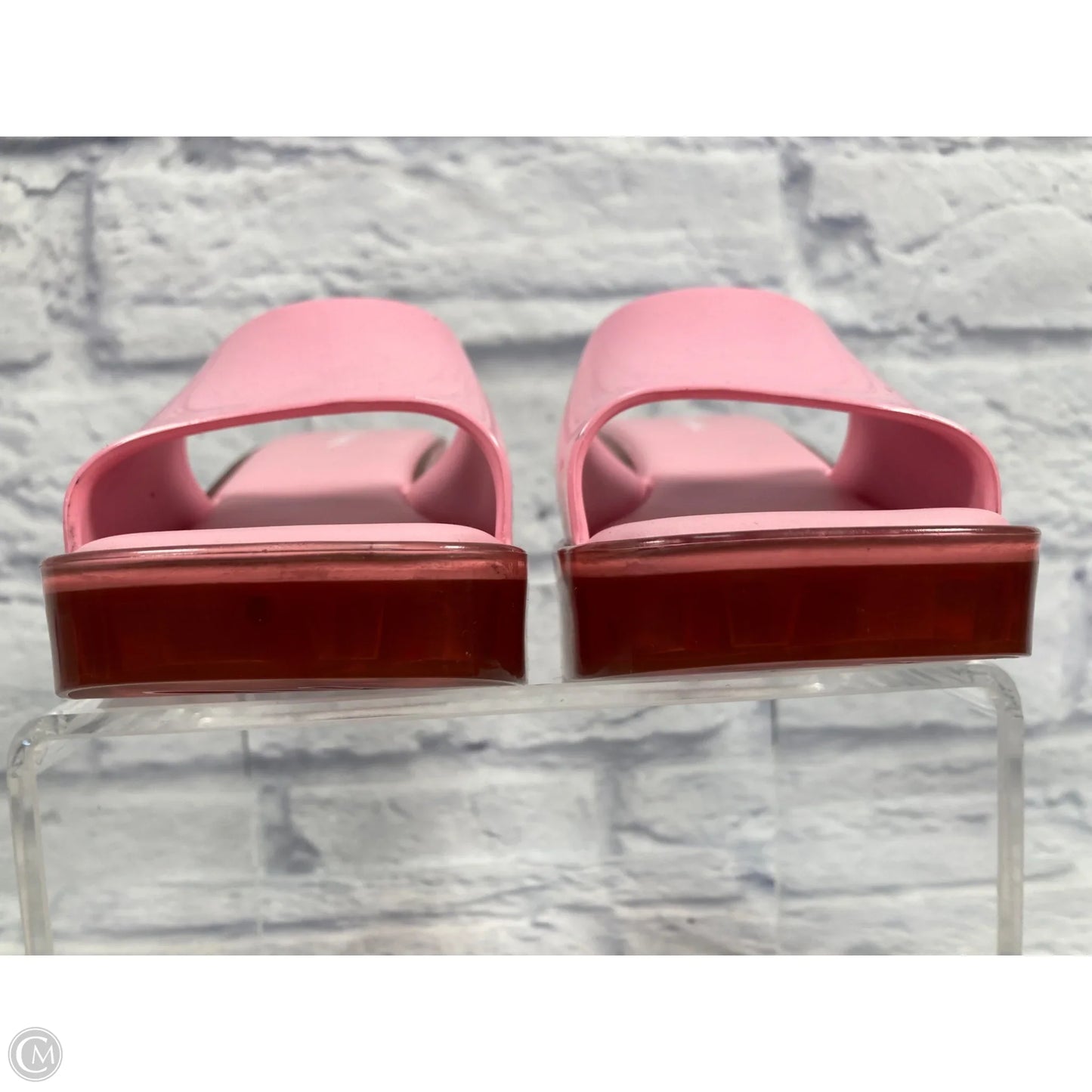 Shoes Heels Block By Clothes Mentor In Pink, Size: 5