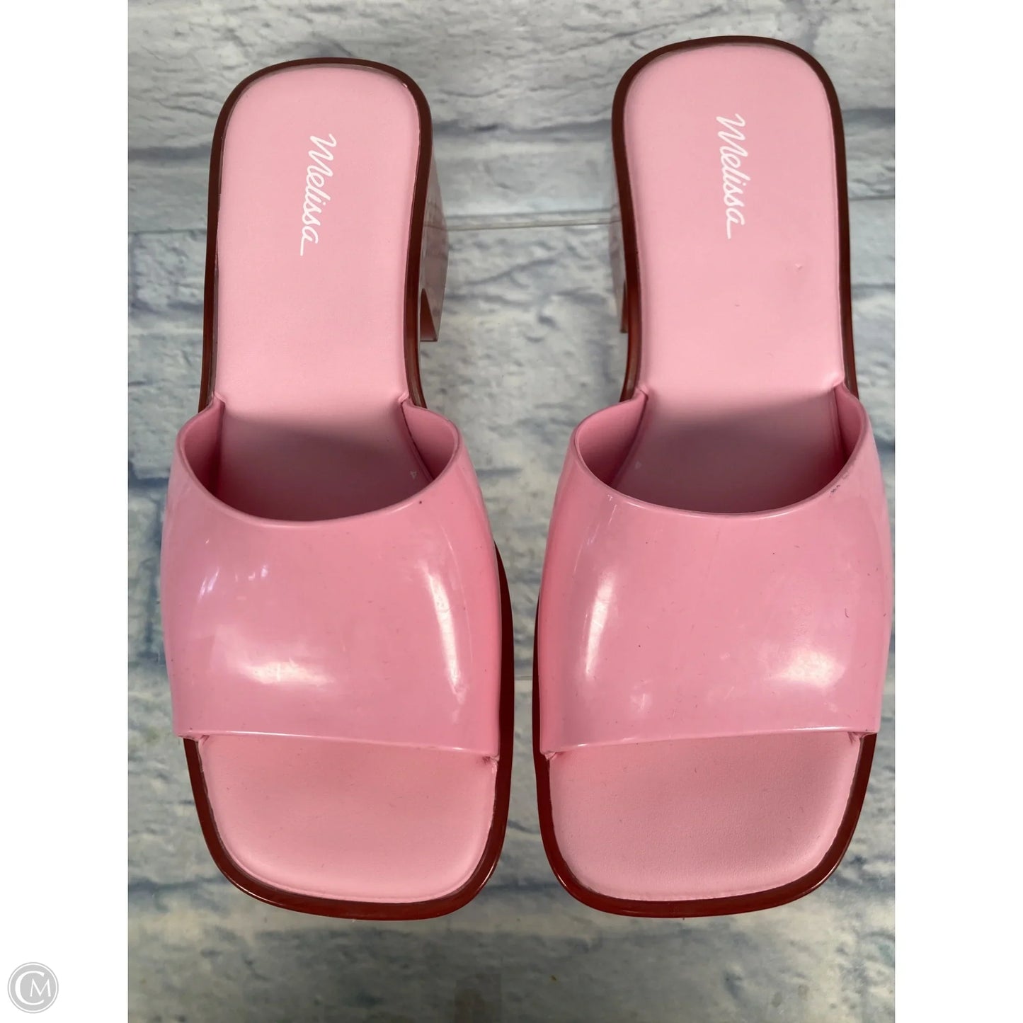 Shoes Heels Block By Clothes Mentor In Pink, Size: 5