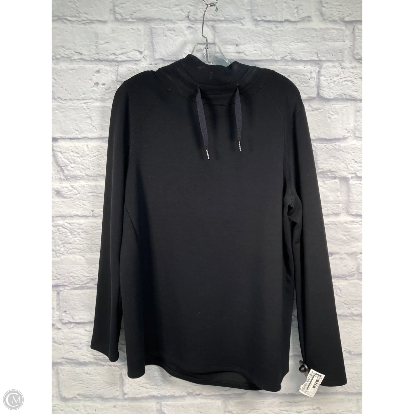 Sweatshirt Collar By Spanx In Black, Size: L