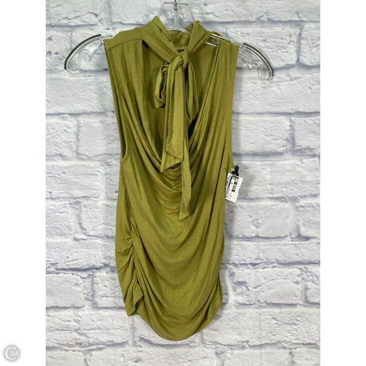 Top Sleeveless By Anthropologie In Green, Size: Xs