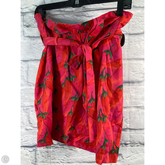 Skirt Mini & Short By Farm Rio In Pink & Red, Size: 6