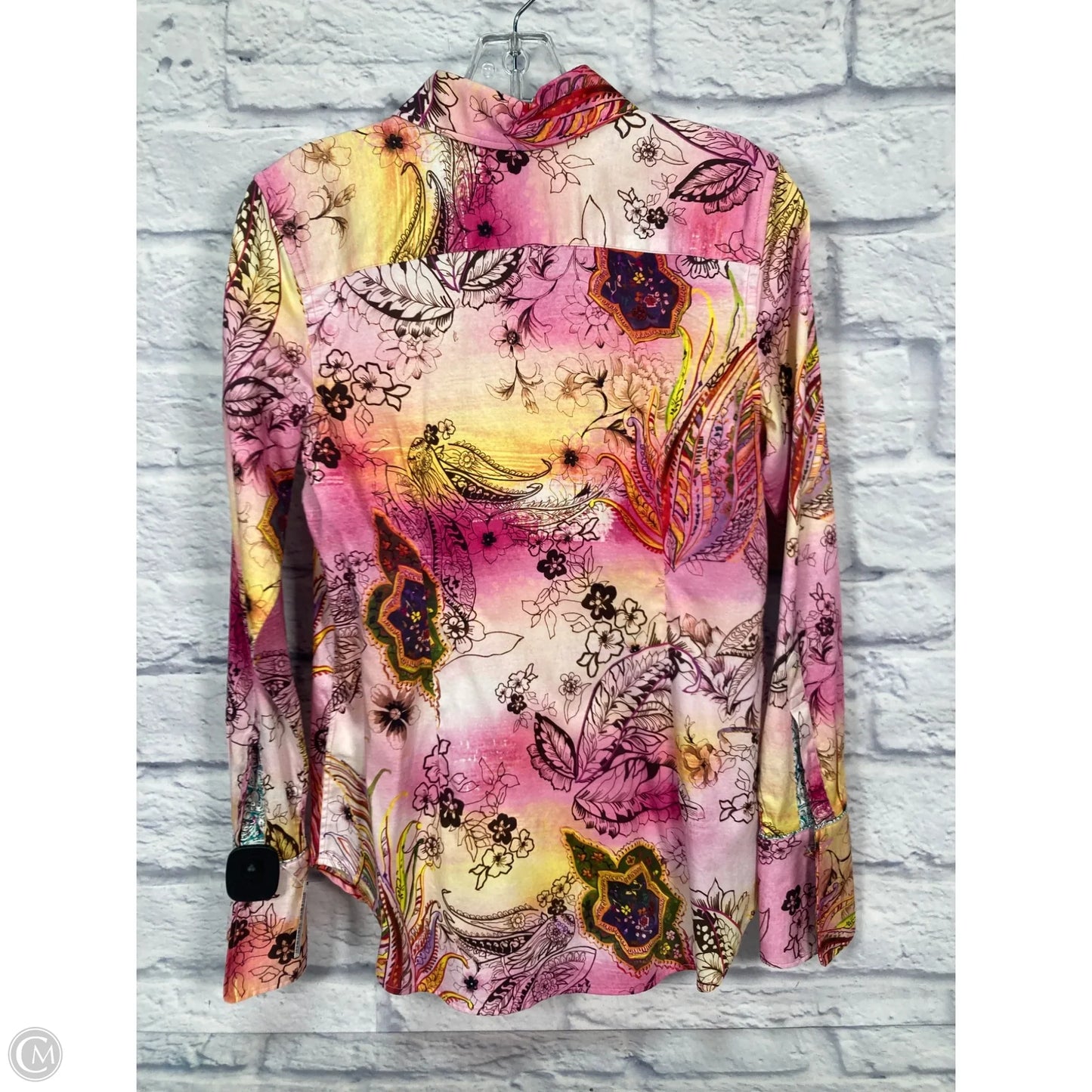 Top Long Sleeve By Clothes Mentor In Paisley Print, Size: S