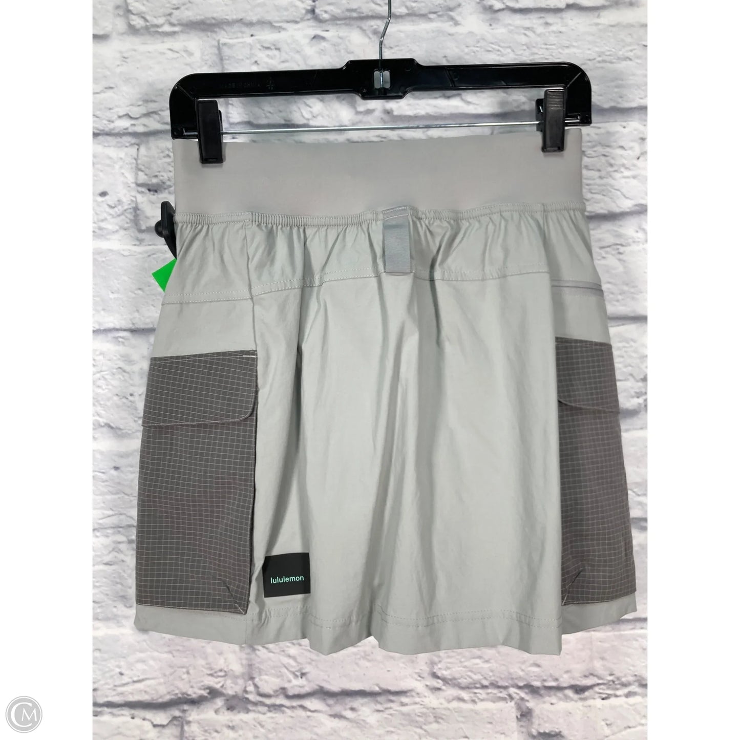 Athletic Skort By Lululemon In Grey, Size: 6