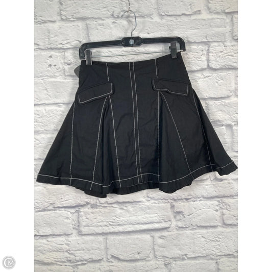 Skirt Mini & Short By Maeve In Black & White, Size: 0