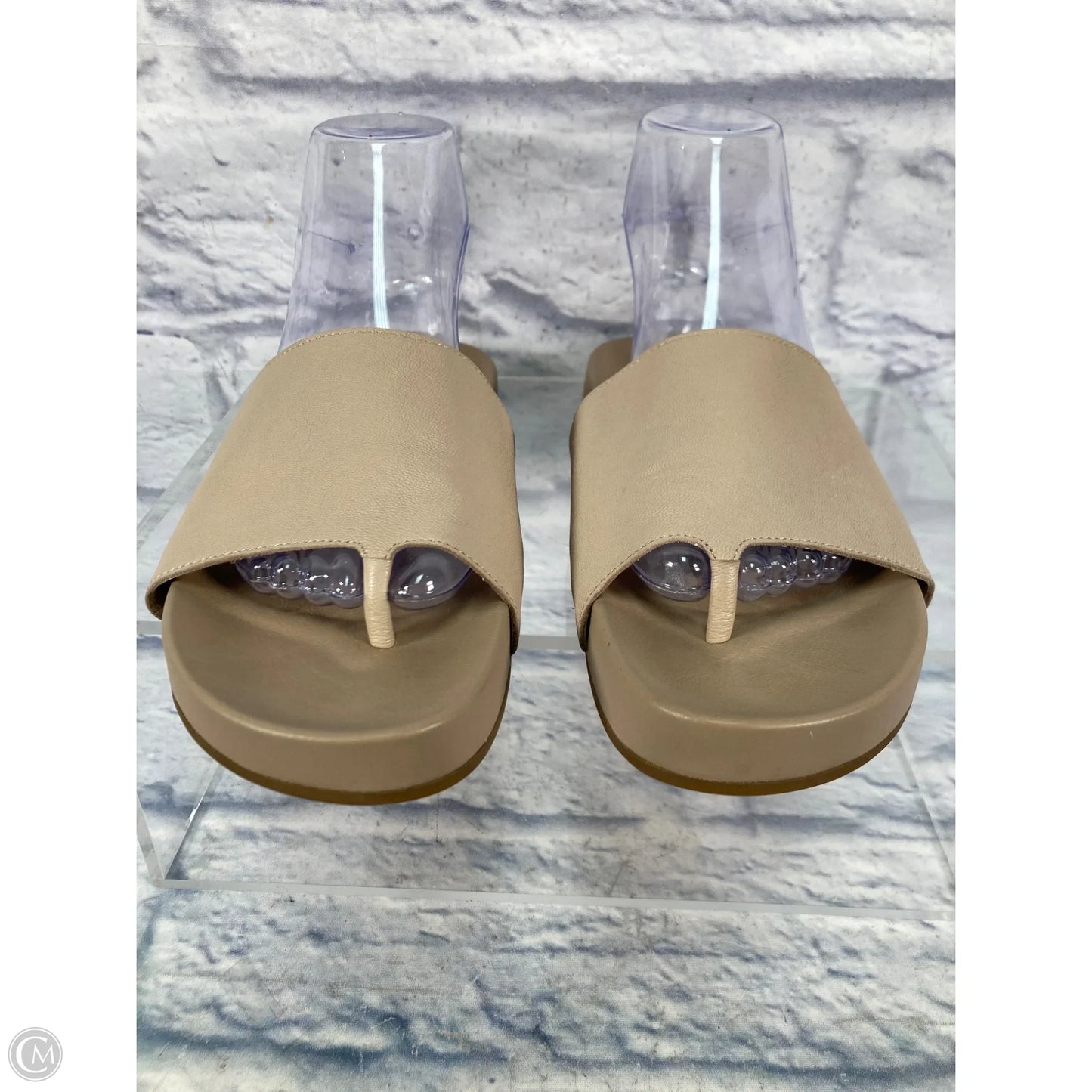 Sandals Flats By Eileen Fisher In Beige, Size: 8.5