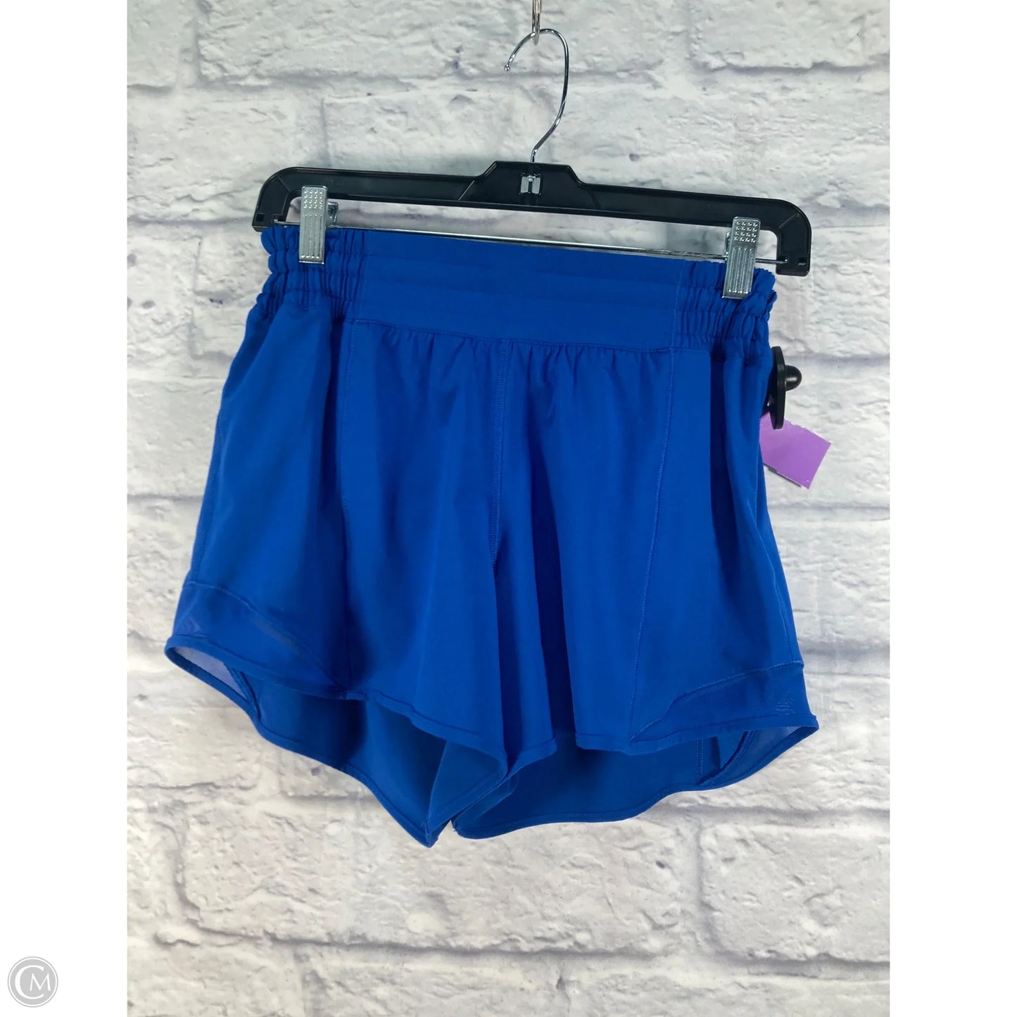Athletic Shorts By Lululemon In Blue, Size: 6