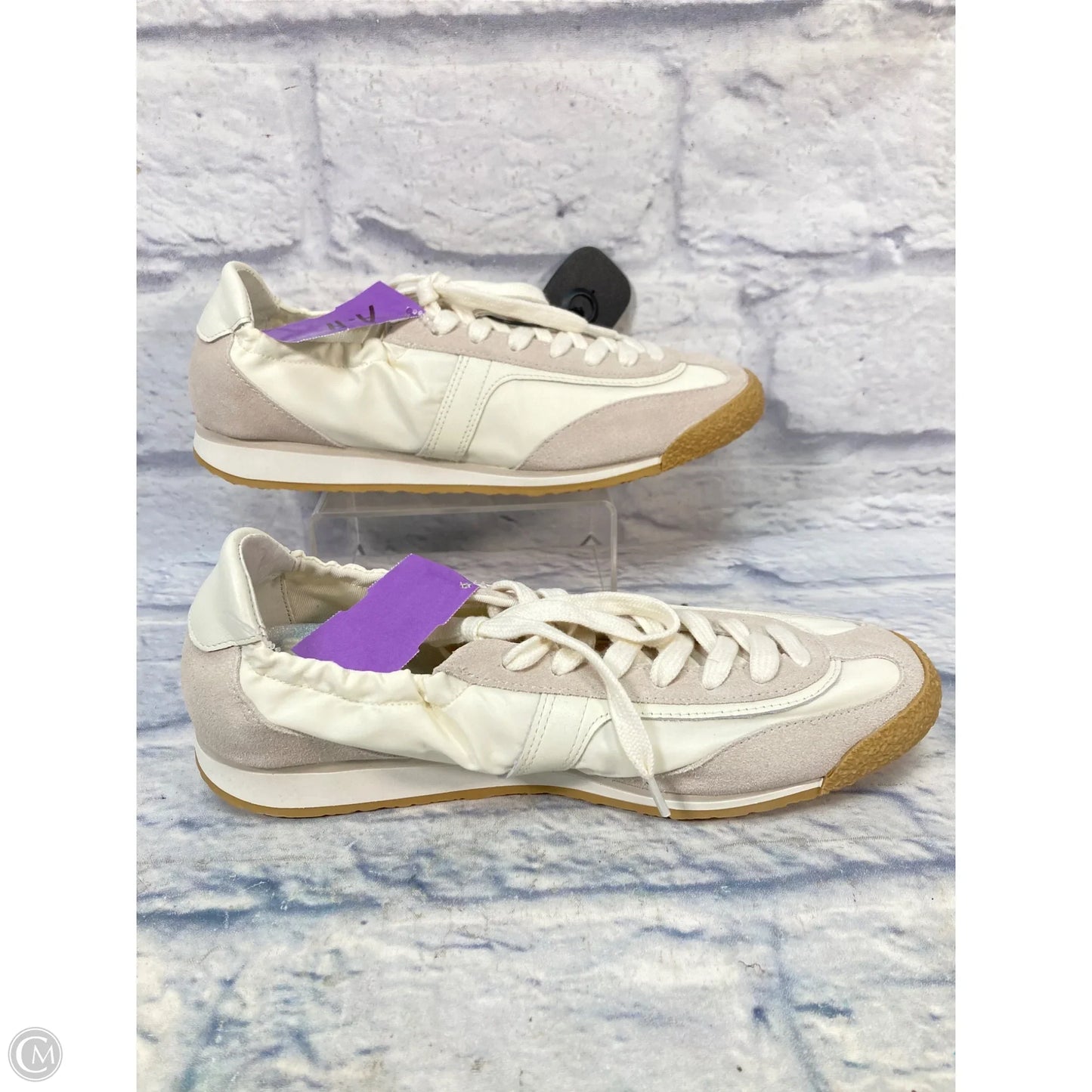 Shoes Sneakers By Dolce Vita In Cream & Grey, Size: 8