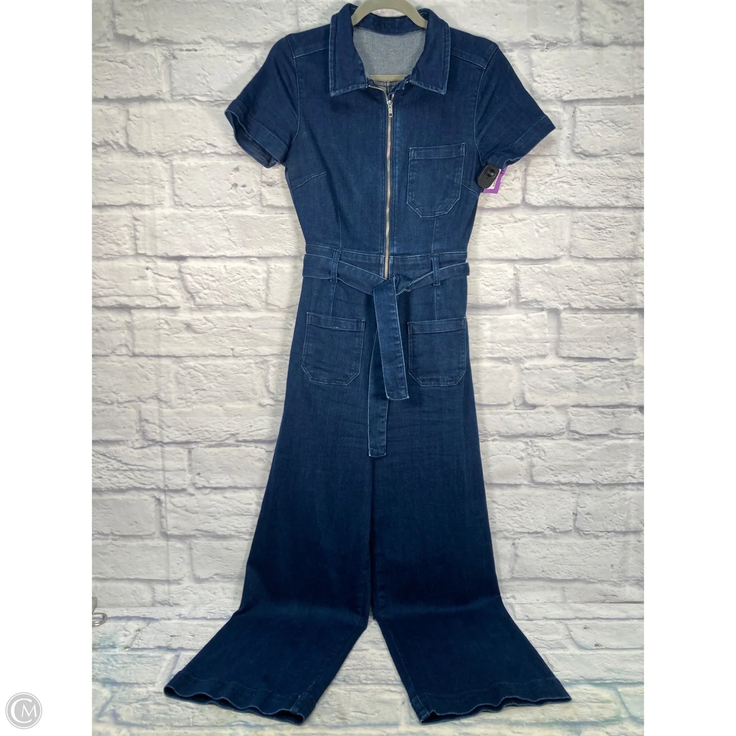 Jumpsuit By Maeve In Blue Denim, Size: M