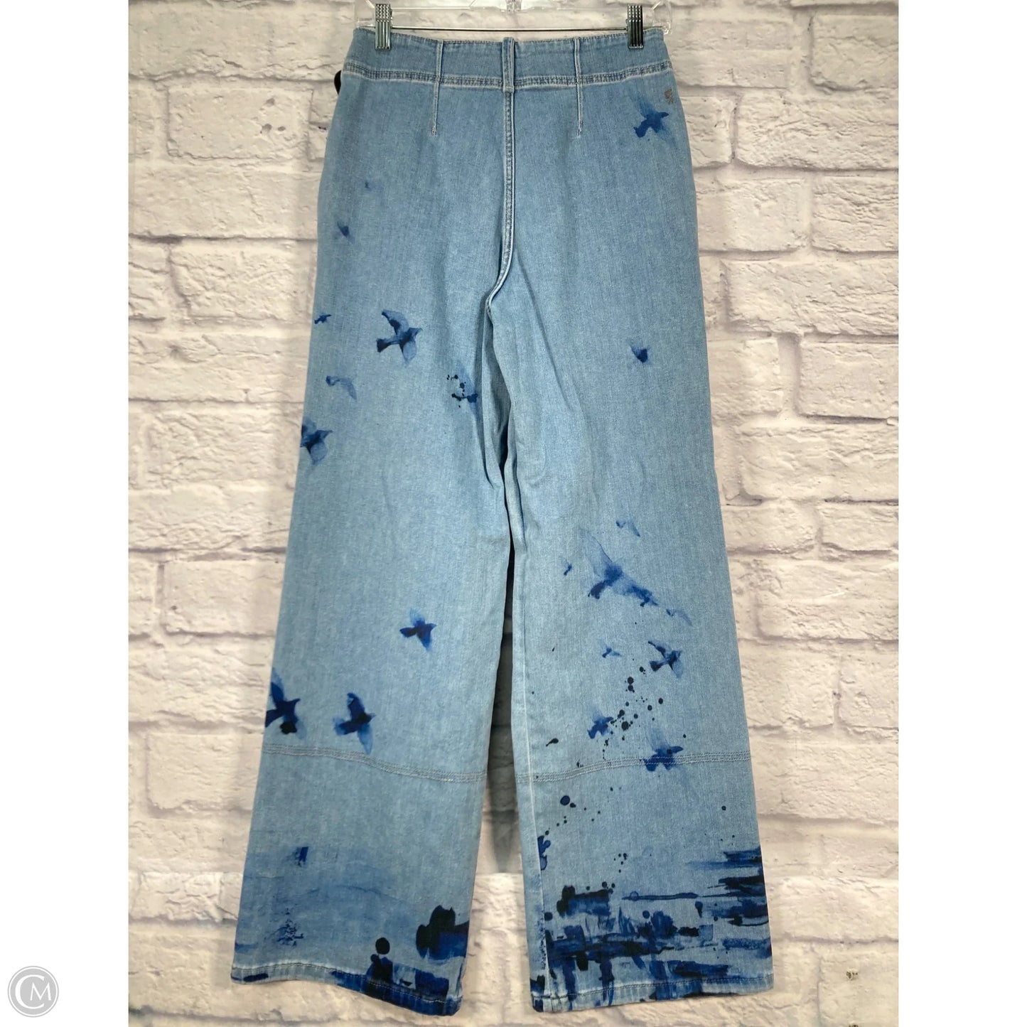 Jeans Wide Leg By Pilcro In Blue Denim, Size: 4