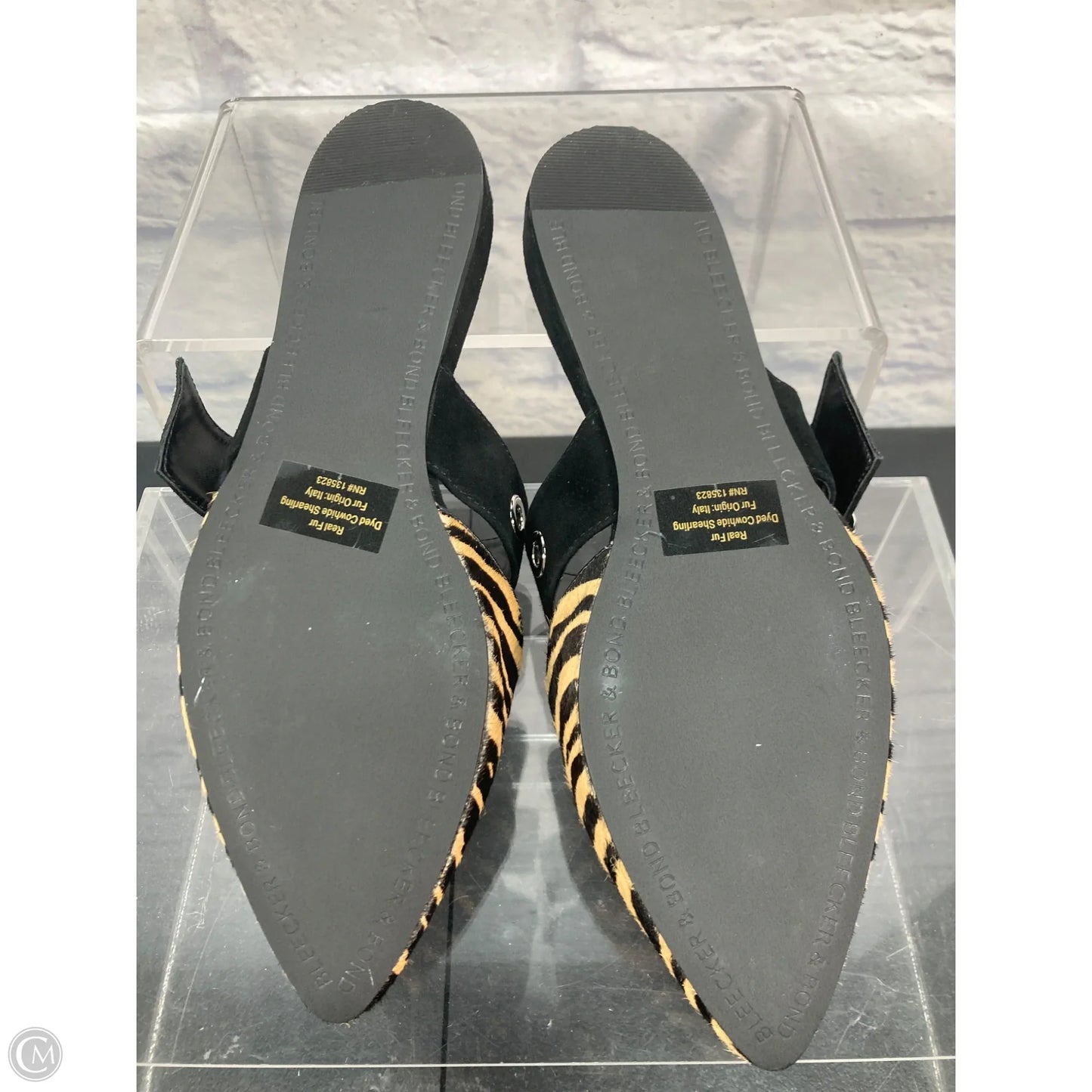 Shoes Flats By Bleecker & Bond In Black & Brown, Size: 8.5