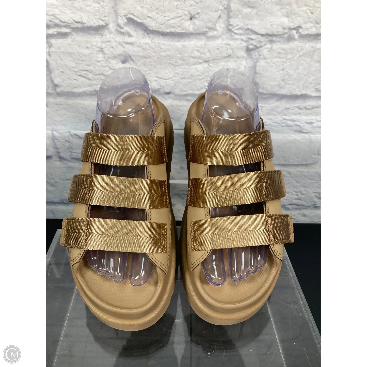 Sandals Designer By Ugg In Tan, Size: 8