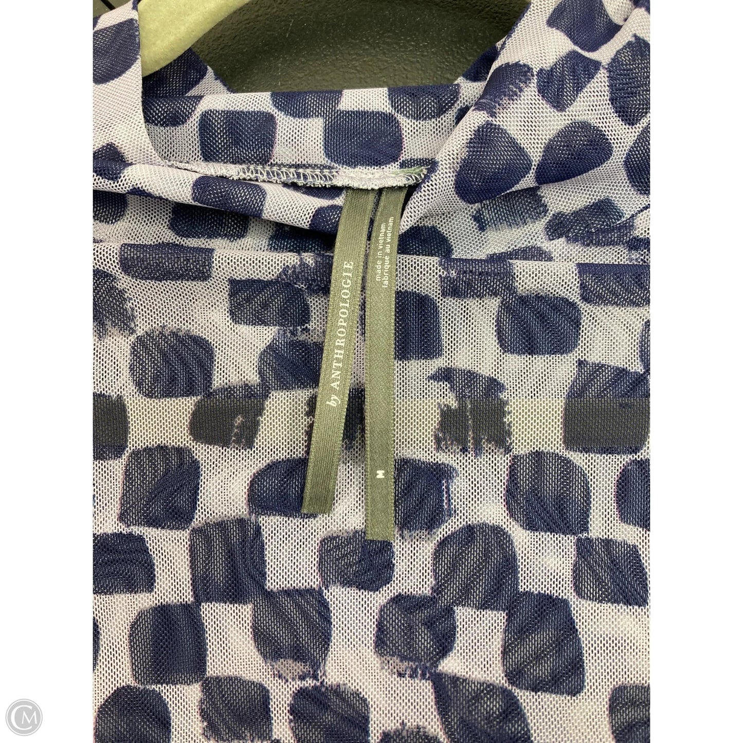 Top Long Sleeve By Anthropologie In Blue & Purple, Size: M