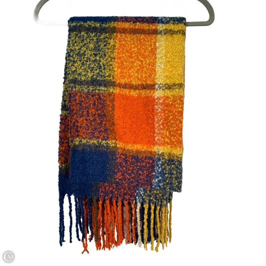 Scarf Winter By Clothes Mentor In Orange & Yellow