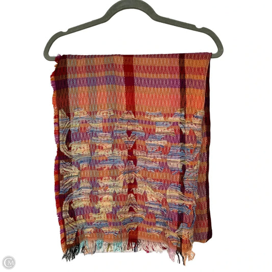 Scarf Winter By Clothes Mentor In Orange & Pink