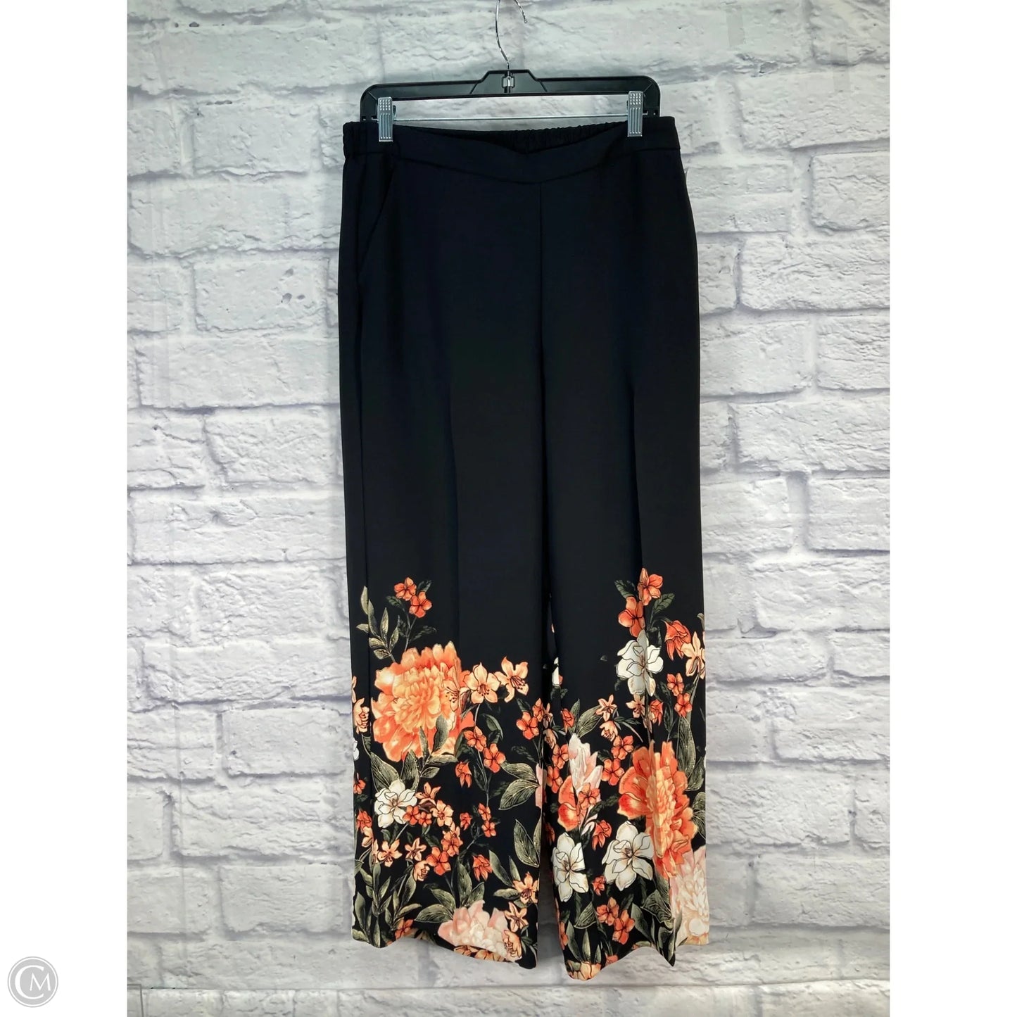 Pants Other By Chicos In Black & Orange, Size: 6