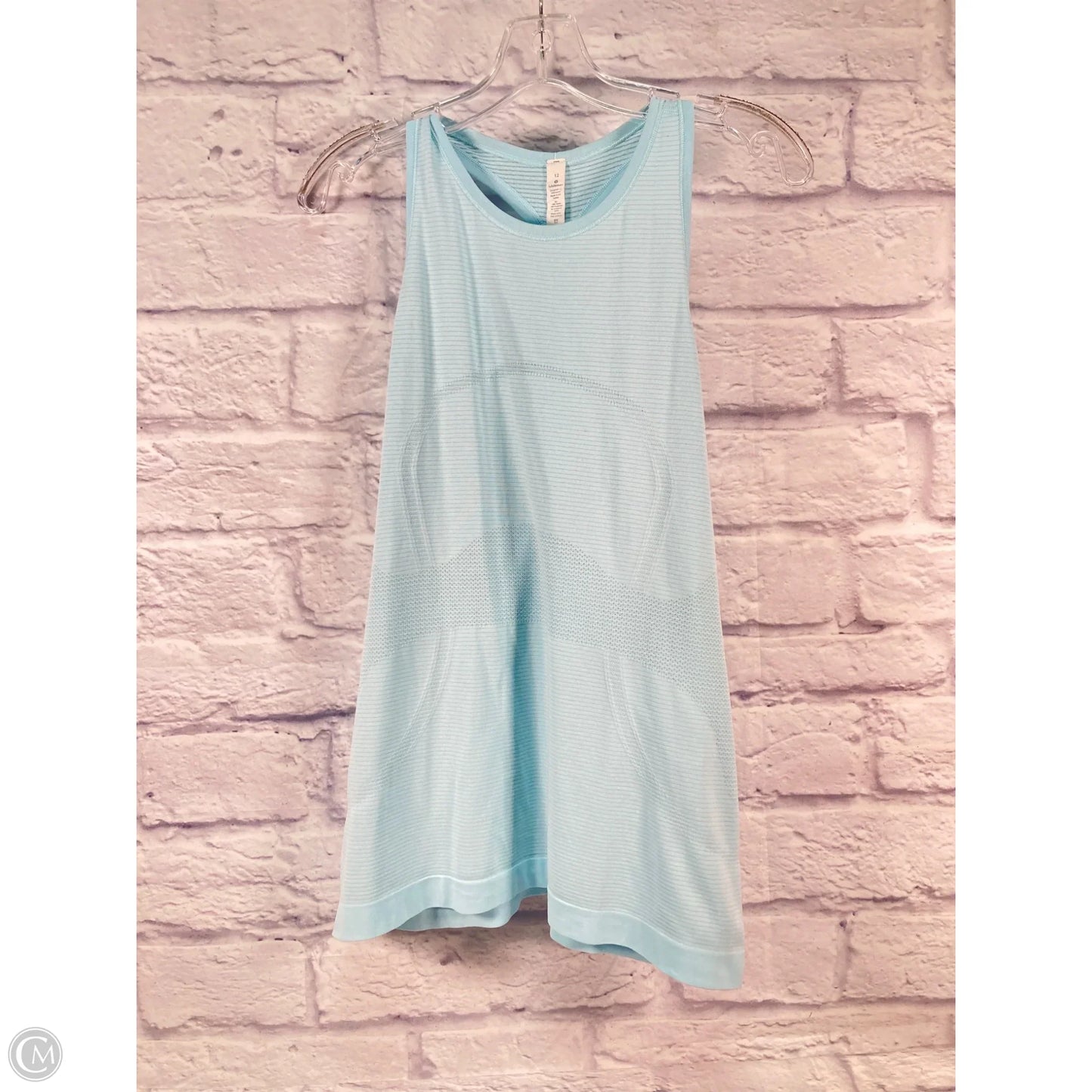 Athletic Tank Top By Lululemon In Blue, Size: L