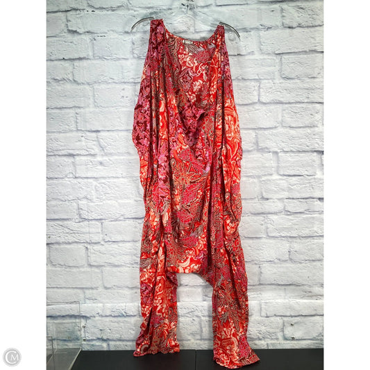Jumpsuit By Free People In Pink & Red, Size: M