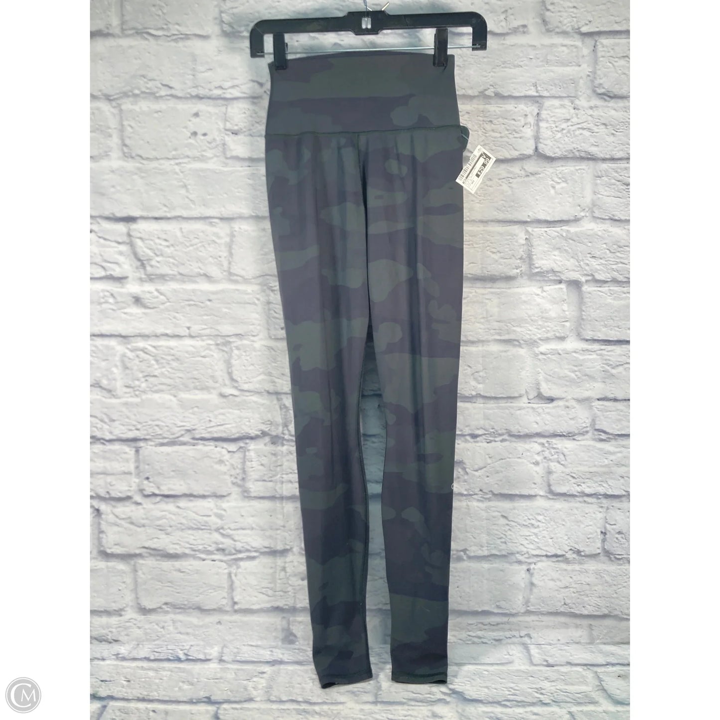 Athletic Leggings By Alo In Blue & Green, Size: Xxs